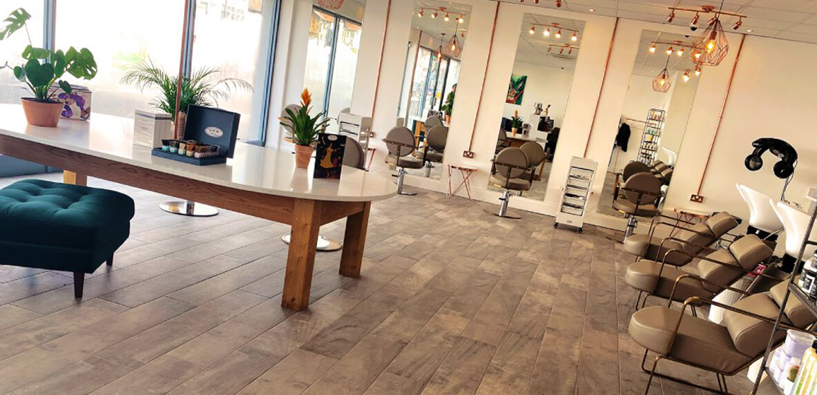 Hair colouring services at The Wild Hare salon in Leigh-on-Sea